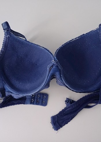 Sütyen dolgulu Mavi Bohem Dantelli Sütyen - Görsel 2