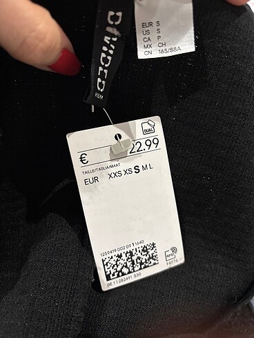 s Beden siyah Renk Yeni sezon h&m etiketli