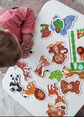 Beden orman hayvanları baby puzzle