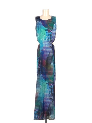 Batik Uzun Elbise %70 İndirimli.