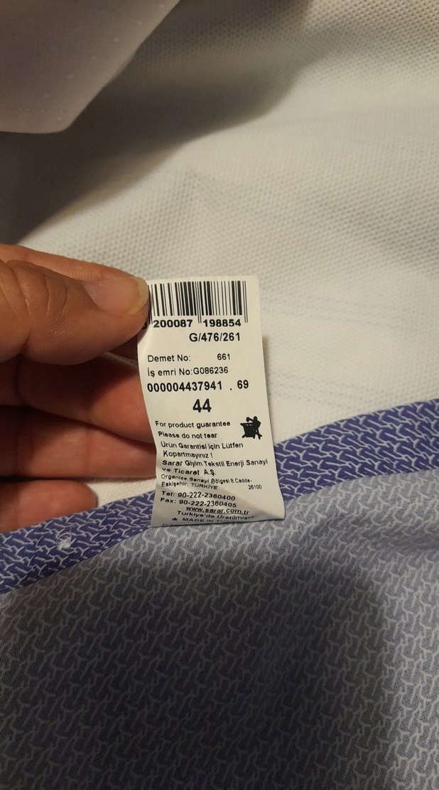 SARAR Erkek Gömlek - Görsel 5