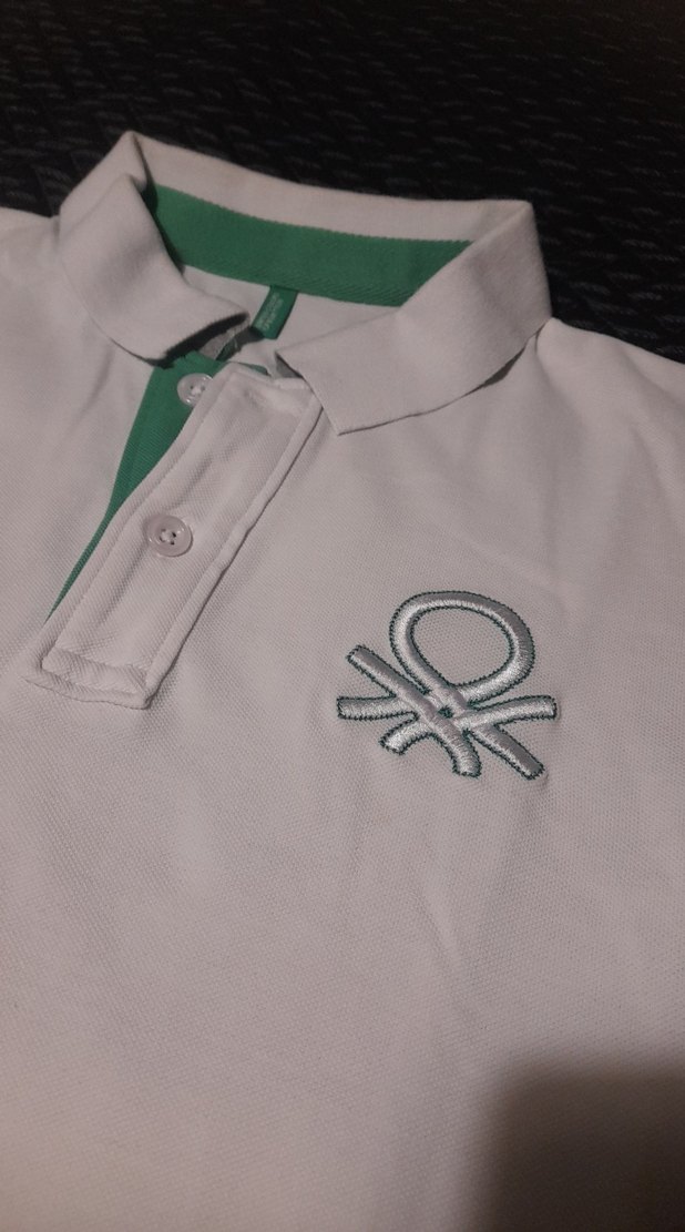 BENETTON  Düğmeli Polo Yaka Erkek Çocuk Tişört - Görsel 3