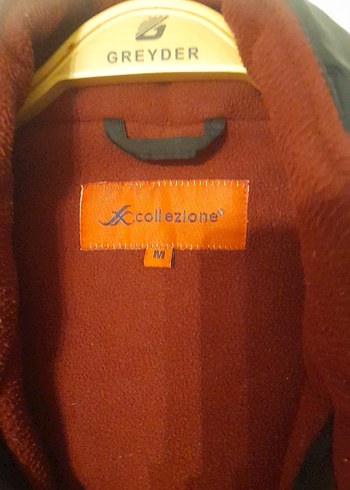 COLLZİONE Erkek Siyah Şeritli Mont - Görsel 4