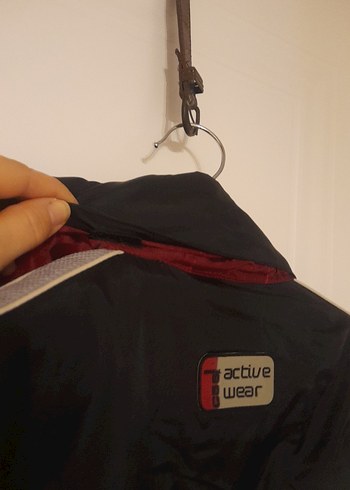 COLLZİONE Erkek Siyah Şeritli Mont - Görsel 8