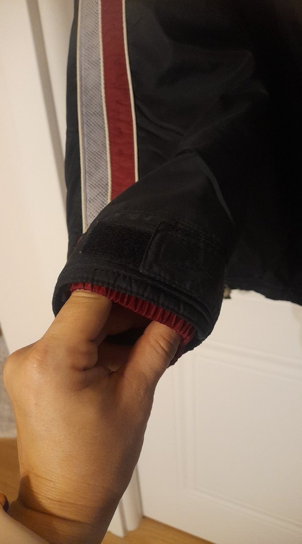 COLLZİONE Erkek Siyah Şeritli Mont - Görsel 5