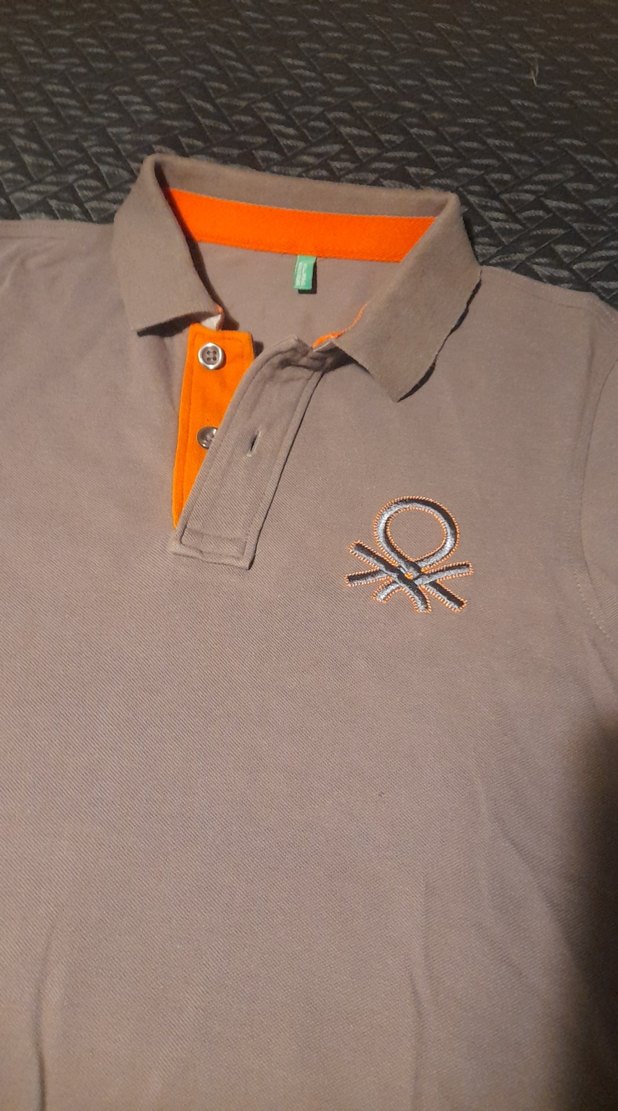 BENETTON  Düğmeli Polo Yaka Erkek Çocuk Tişört - Görsel 3