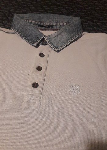 MAVİ JEANS Düğmeli Kot Yaka Açık Mavi Erkek Polo Tişört - Görsel 2