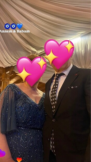 48 Beden Oleg cassini abiye elbise