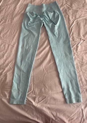 Mavi Optive Büzgülü Spor Tayt - Görsel 6