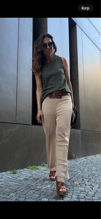 Jimmy Key Yazlik transparan pantalon