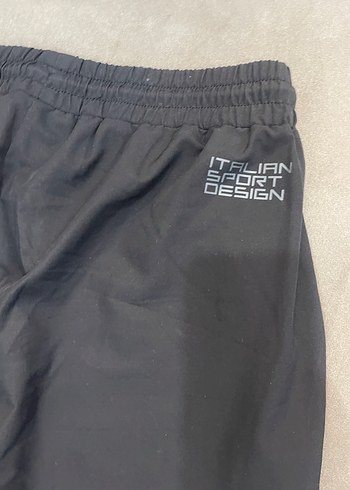 Siyah Fermuarlı Erkek Rahat Spor Pantolon - Görsel 5