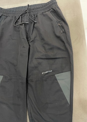 Siyah Fermuarlı Erkek Rahat Spor Pantolon - Görsel 2