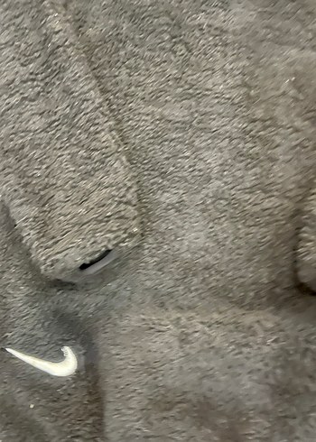 Nike Siyah Yüksek Yakalı Erkek Peluş Sweatshirt - Görsel 9