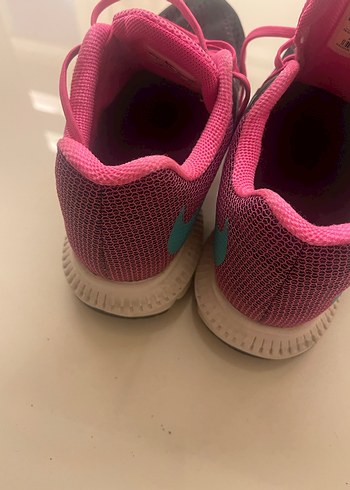 Pembe Siyah Bağcıklı Spor Kadın Sneakers - Görsel 2