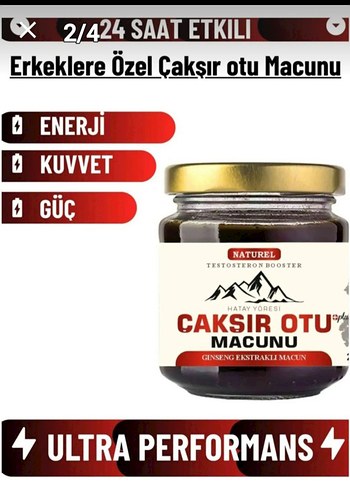 Beden çakışır Otu Macunu - Erkeklere Özel, 24 Saat Etkili