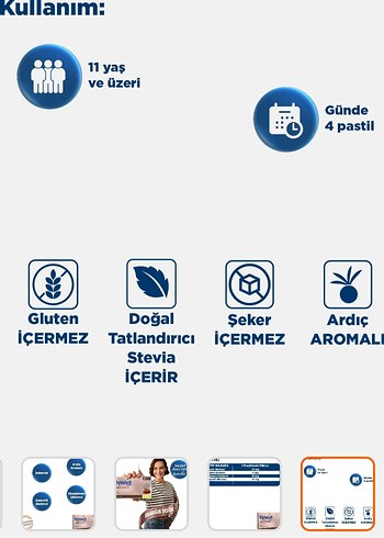 Dynavit Kekik & Hatmi Takviye Edici Gıda 16 Pastil - Görsel 3