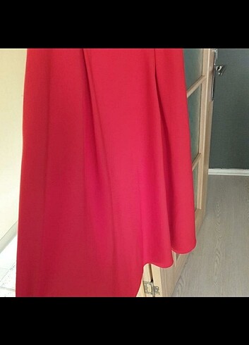 s Beden kırmızı Renk Midi elbise 