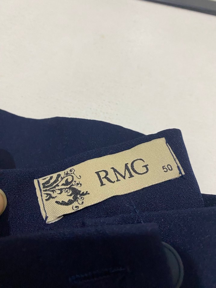 Kemer Detaylı Lacivert Kadın Kumaş Pantolon - Görsel 3