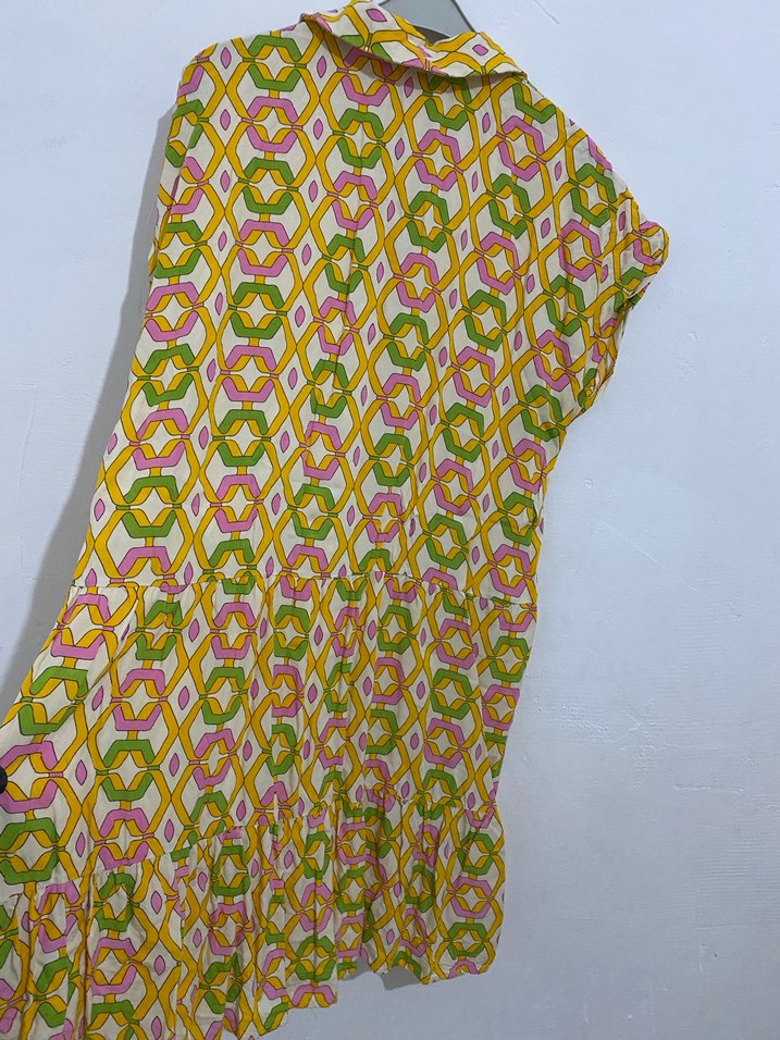 Bohem Çok Renkli elbise - Görsel 4