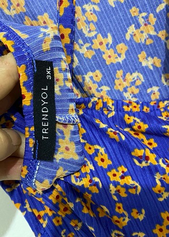 Lila mor yazlık Uzun Elbise - Görsel 5