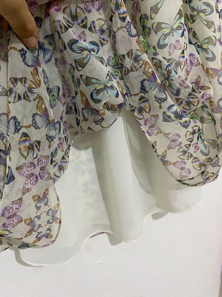 Astarlı salaş Kısa Kol  gömlek - Görsel 3