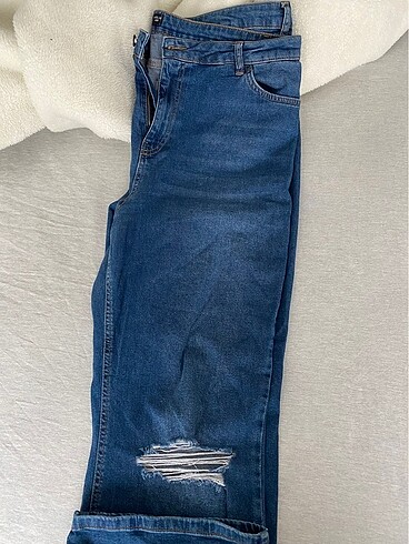 İspanyol Paça Kot Pantalon Büyük Beden