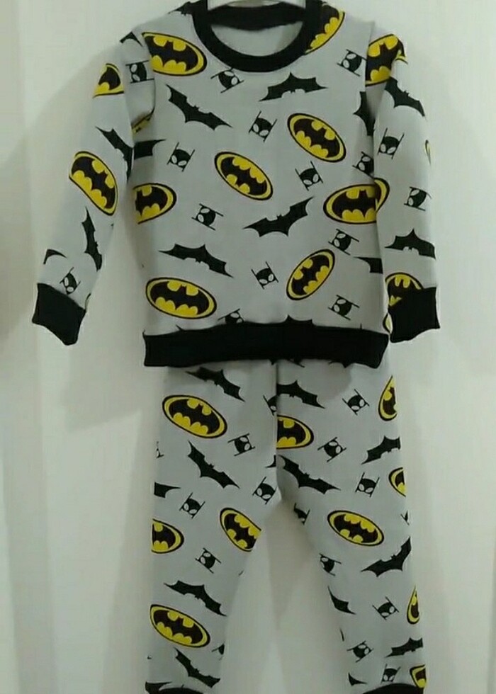 Batman Baskılı Pijama Takımı  - Görsel 2