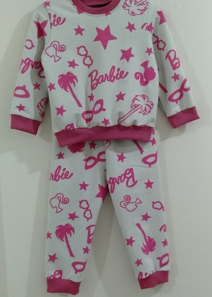 Barbie Kız Çocuk Alt Üst Takım  - Görsel 2