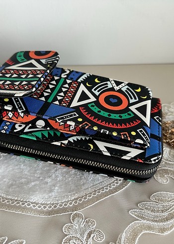 Fermuarlı Kadın Portföy Telefon Koyma Alanlı Cüzdan Çanta