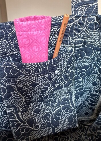 Jeans Tote bag - Görsel 2