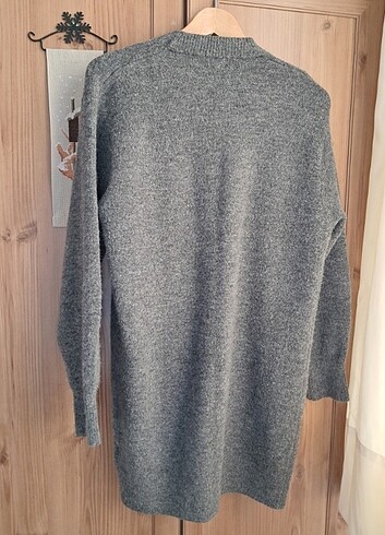 H&M Uzun Triko Hırka - Görsel 6