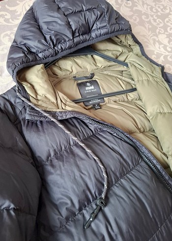 MAVİ Jeans Koyu Gri Kapüşonlu Kadın Kış Montu - Görsel 8