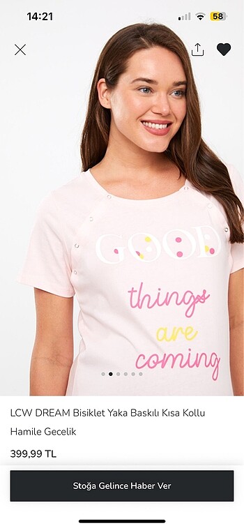 LCW HAMİLE LOHUSA GECELİK - Görsel 3