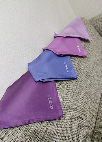 Armine düz renk twill ipek 