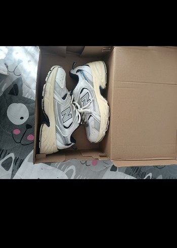 New Balance Beyaz Spor Kadın Ayakkabı - Görsel 5