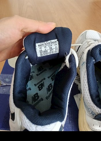 New Balance Beyaz Spor Kadın Ayakkabı - Görsel 4