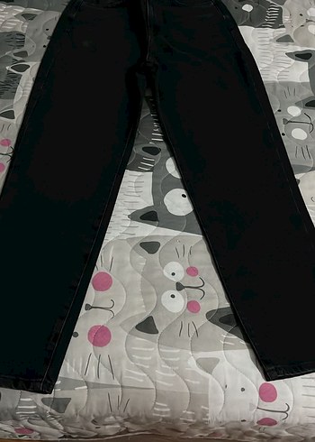 Siyah Uzun Kadın Kot Pantolon - Görsel 3