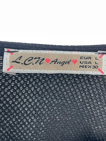l Beden siyah Renk Vintage Love Bluz %70 İndirimli.