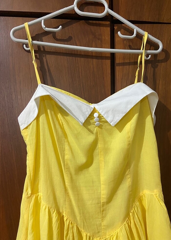 Lolita elbise limon sarısı - Görsel 2