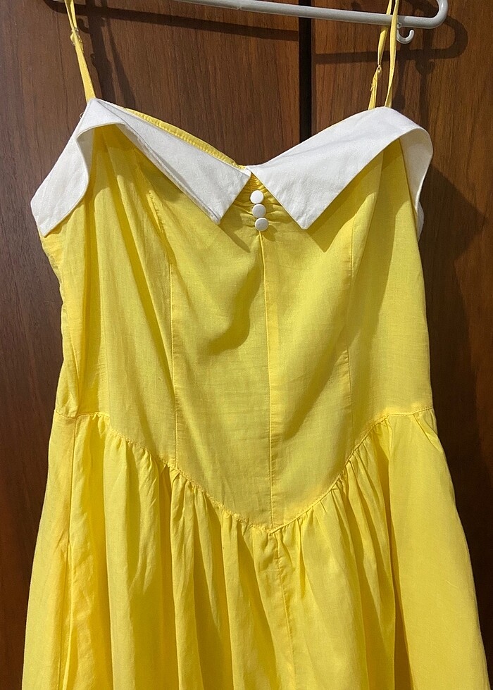 Lolita elbise limon sarısı - Görsel 3