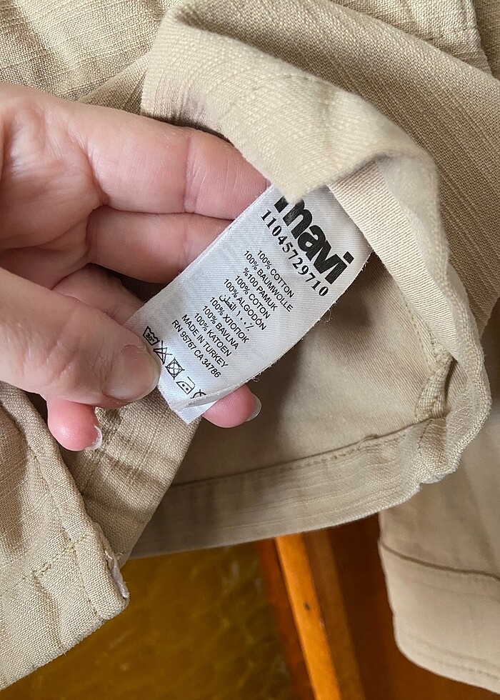 Mavi marka kot ceket - Görsel 4