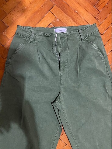 m Beden yeşil Renk Mango mom jeans-boyfrend pantolon