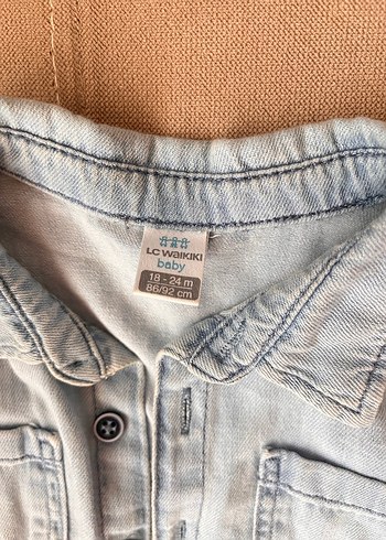 LC Waikiki Gri Erkek Çocuk Denim Gömlek