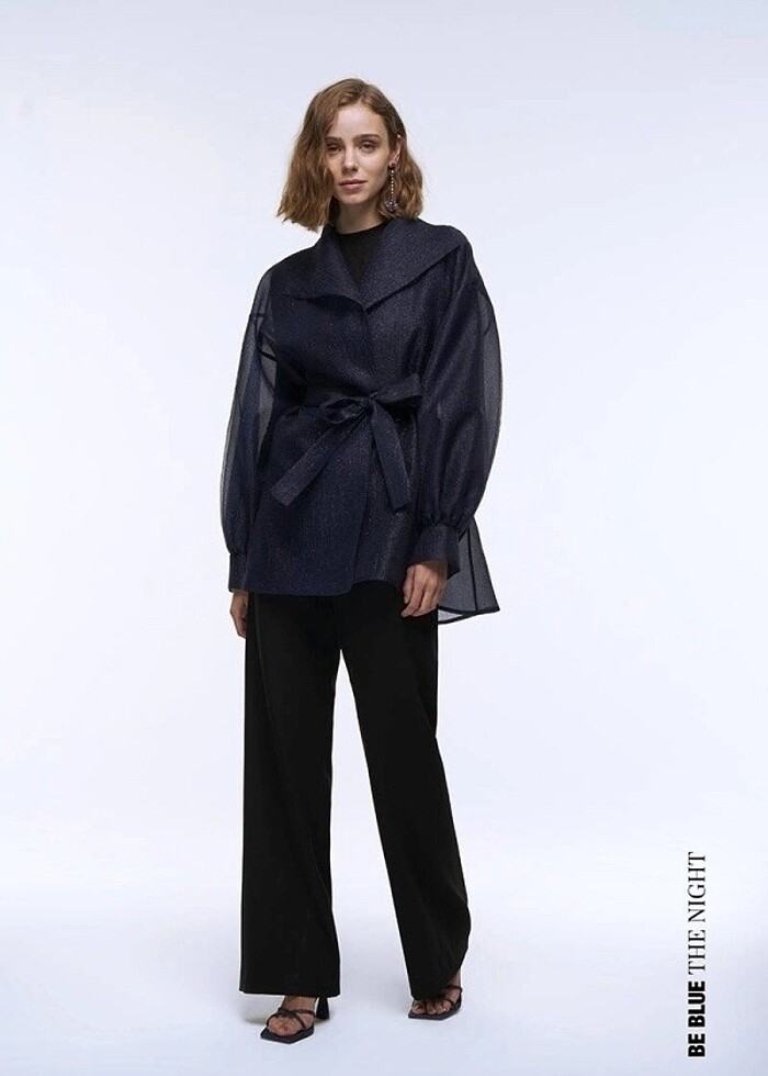 BEBLUE ABİYE ORGANZE CEKET - Görsel 2