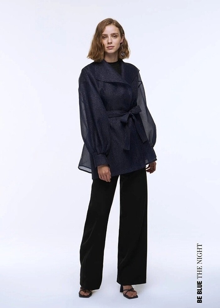 BEBLUE ABİYE ORGANZE CEKET - Görsel 3