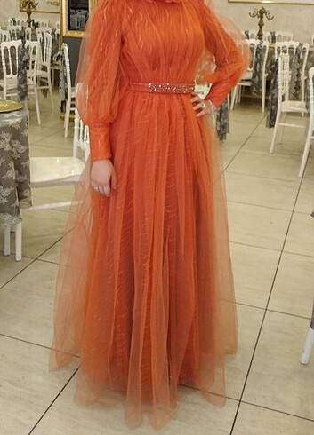 Tesettür Abiye, gece elbisesi, düğünlük elbise, nişan, söz - Görsel 5