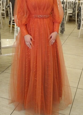 Tesettür Abiye, gece elbisesi, düğünlük elbise, nişan, söz - Görsel 6