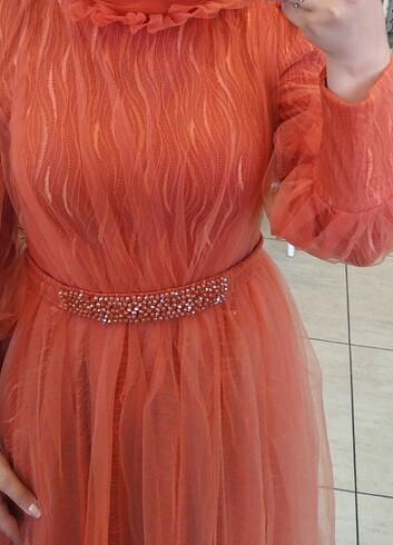 Tesettür Abiye, gece elbisesi, düğünlük elbise, nişan, söz - Görsel 7