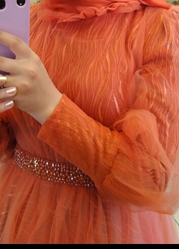 Tesettür Abiye, gece elbisesi, düğünlük elbise, nişan, söz - Görsel 8