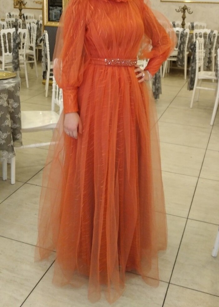 Tesettür Abiye, gece elbisesi, düğünlük elbise, nişan, söz - Görsel 5